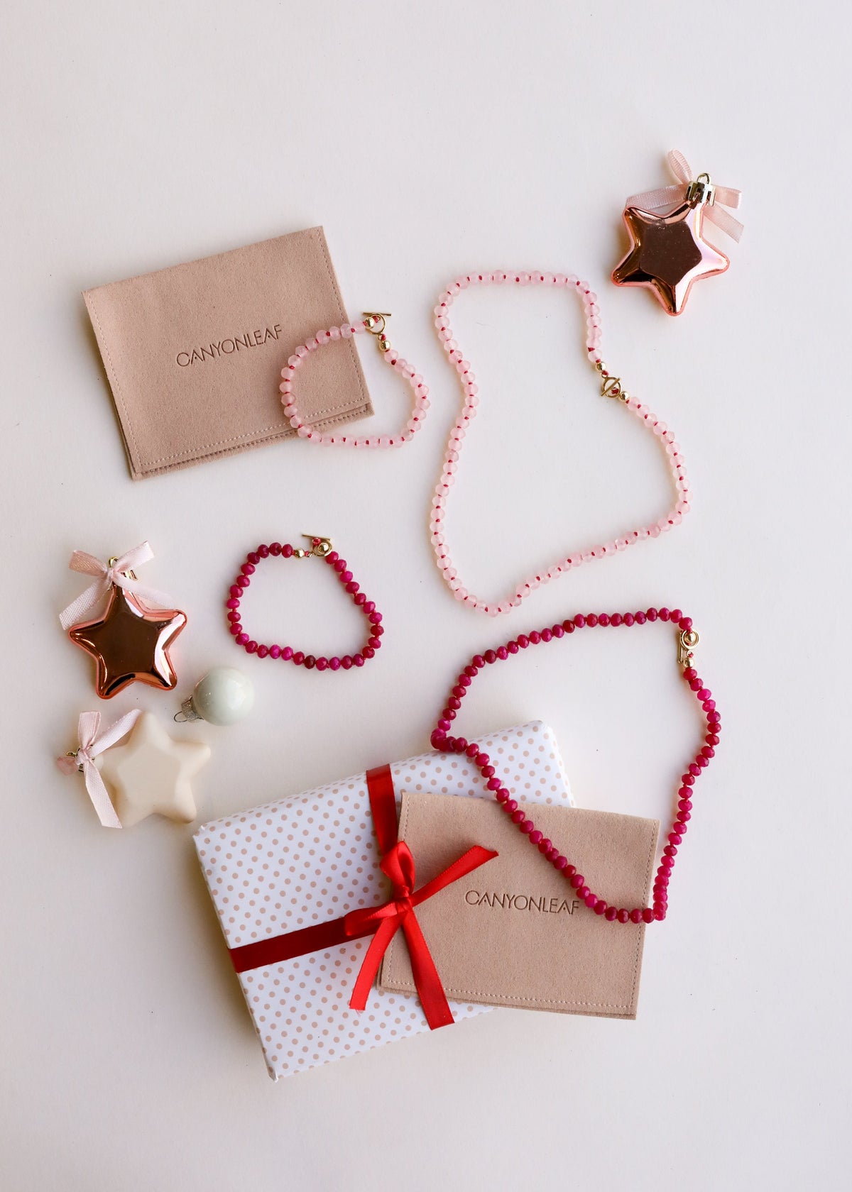 Natural Rose Quartz + 14k Gold Filled Toggle Bracelet