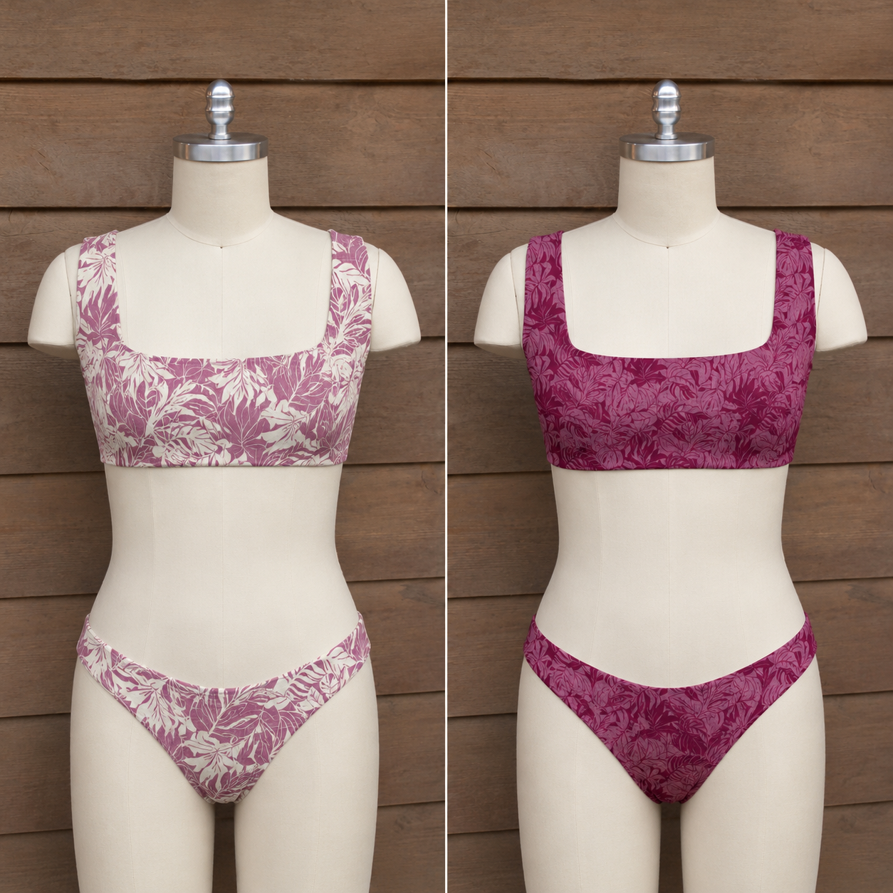 Tide & Two X HoniHoni- Handmade Reversible Bikini Set