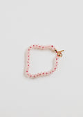 Natural Rose Quartz + 14k Gold Filled Toggle Bracelet