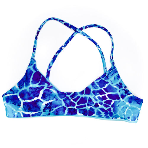 Aqua Turtle Tail & Blue Haven MALIBU Top