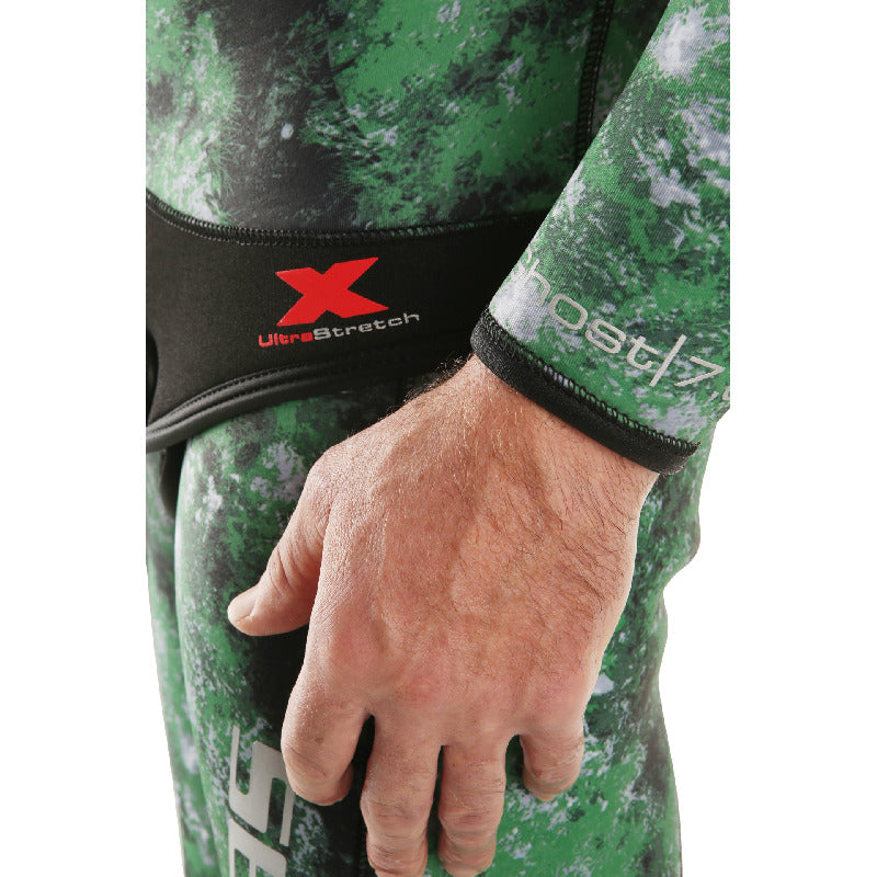 SEAC Tattoo Flex Green Spearfishing Suit (7MM TOP/5MM BOTTOM)