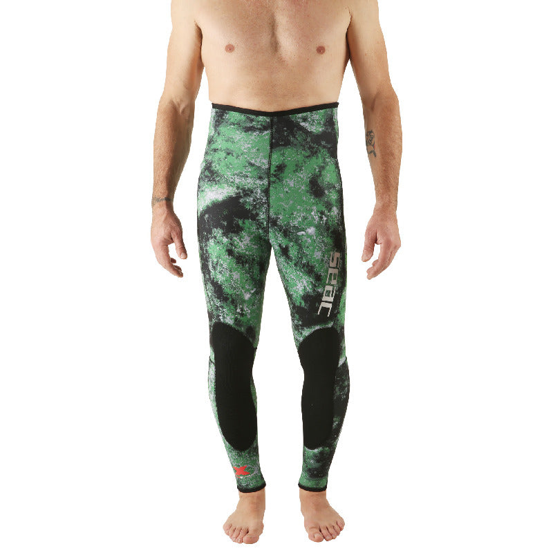 SEAC Tattoo Flex Green Spearfishing Suit (7MM TOP/5MM BOTTOM)