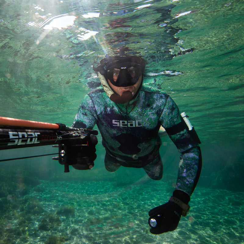 SEAC Tattoo Flex Green Spearfishing Suit (7MM TOP/5MM BOTTOM)