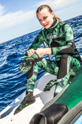 SEAC Tattoo Flex Green Spearfishing Suit (7MM TOP/5MM BOTTOM)
