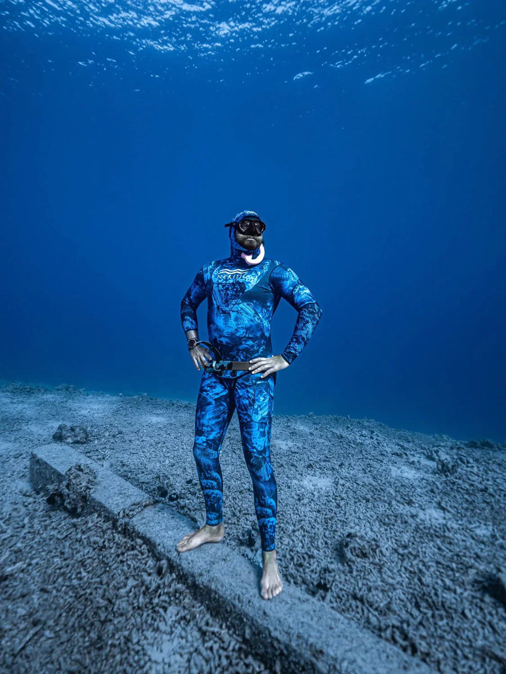 5mm Open Cell Wetsuit - Blue Trilobite Camo