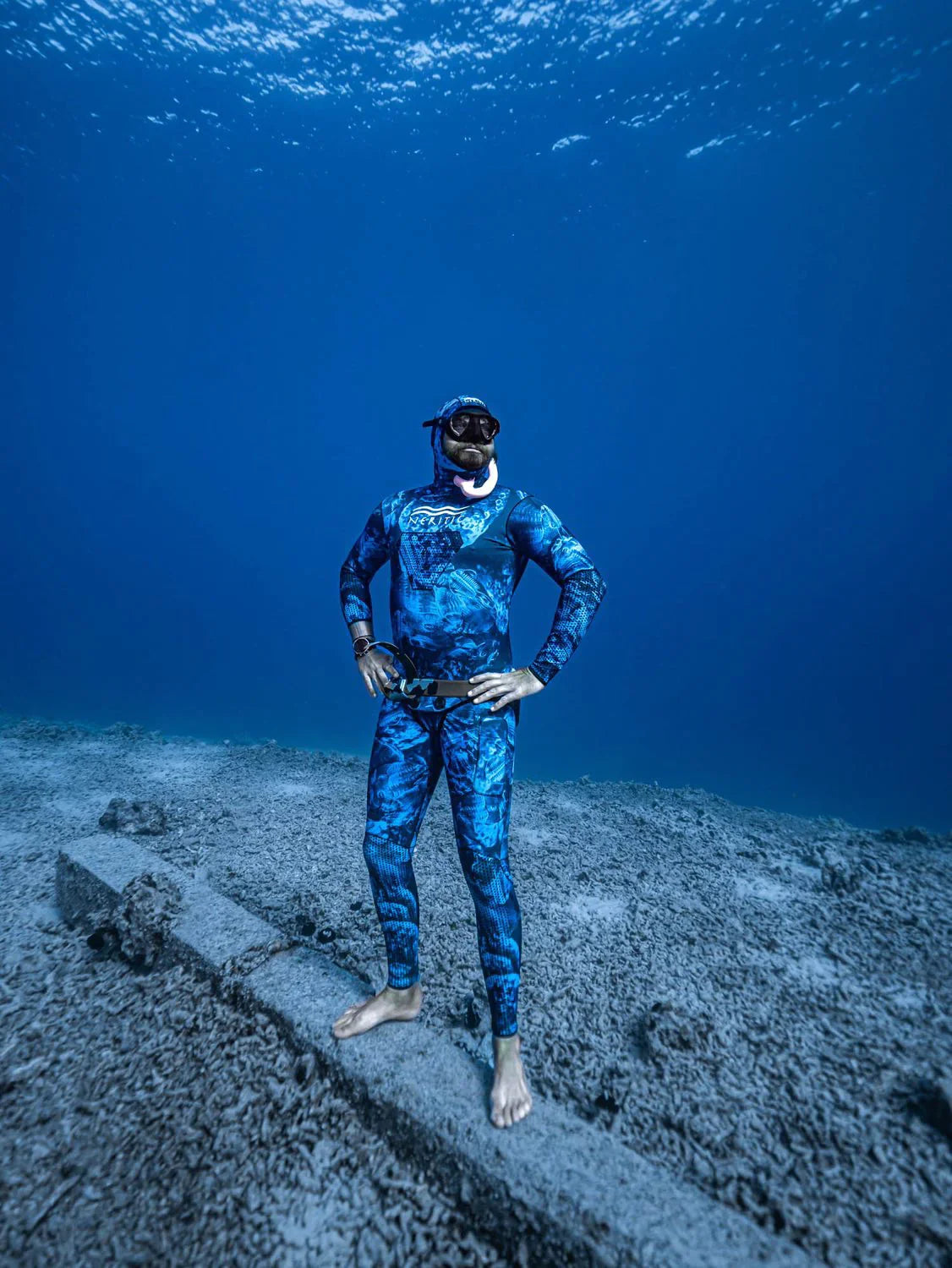 5mm Open Cell Wetsuit - Blue Trilobite Camo