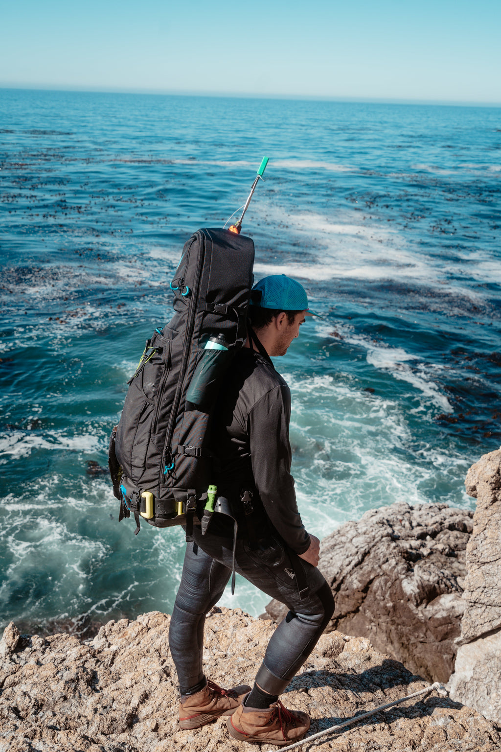 Dive bag for hiking and travel 