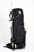 Cabezon-1 spearfishing backpack with speargun straps, black