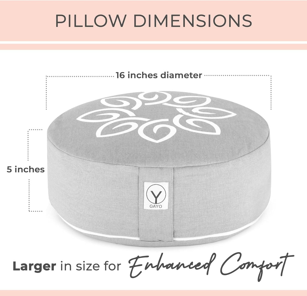 Premium Buckwheat Meditation Cushion
