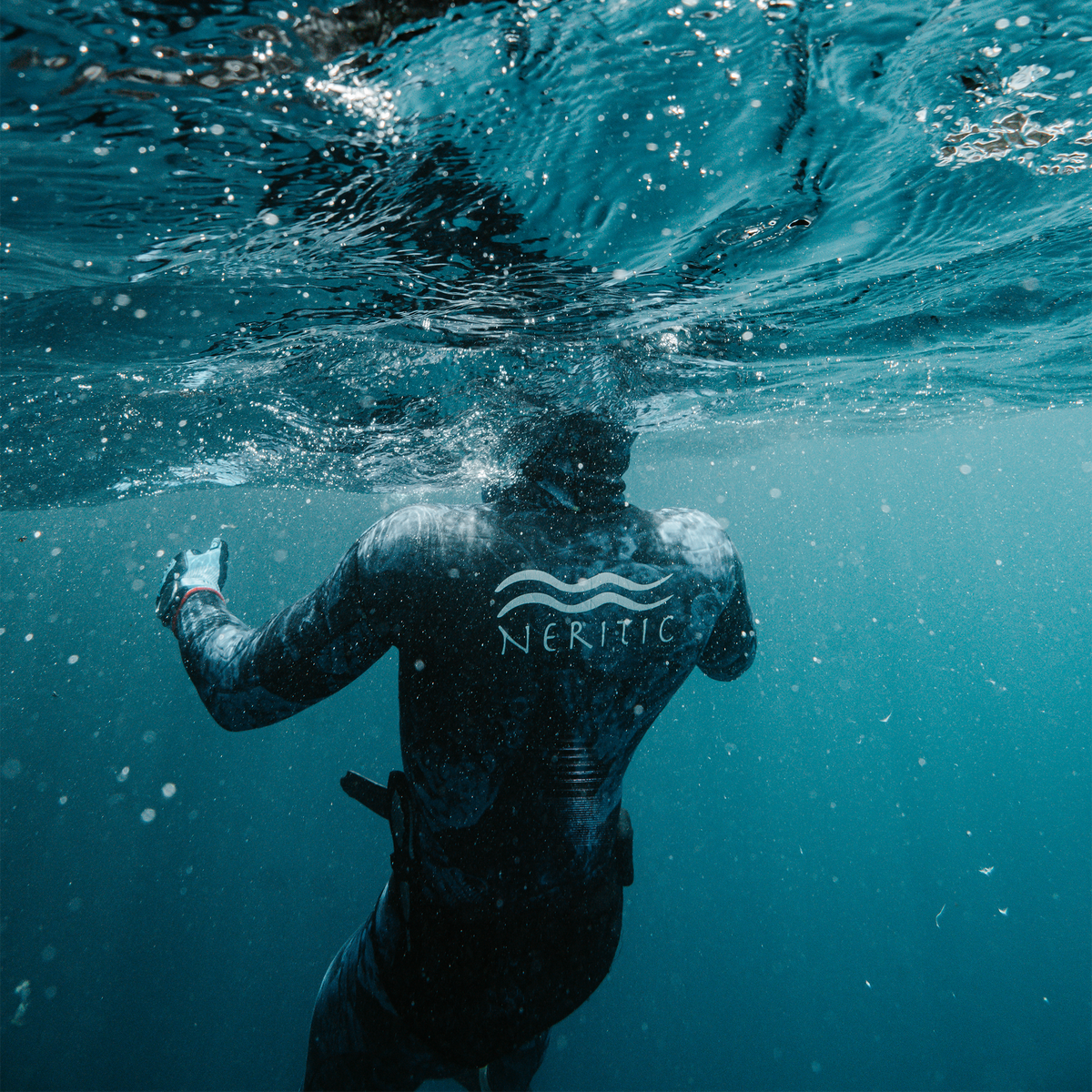 1.5mm Men's Wetsuit - Blue Trilobite Camo - Interior Lined