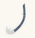 Whale Shark Printed Silicone Snorkel